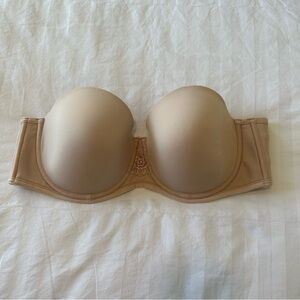 Vanity Fair Strapless Bra in Nude 40D